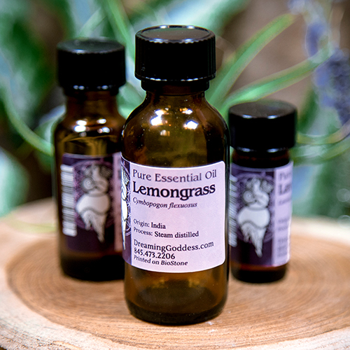 Lemongrass Essential Oil at the Dreaming Goddess